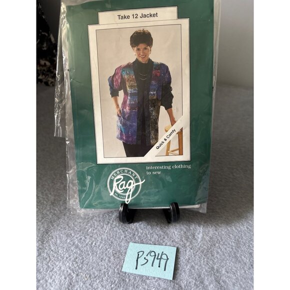 Take 12 Jacket Sewing Pattern By Rag Merchant Sizes 6-24 Includes Instructions F - Picture 6 of 6